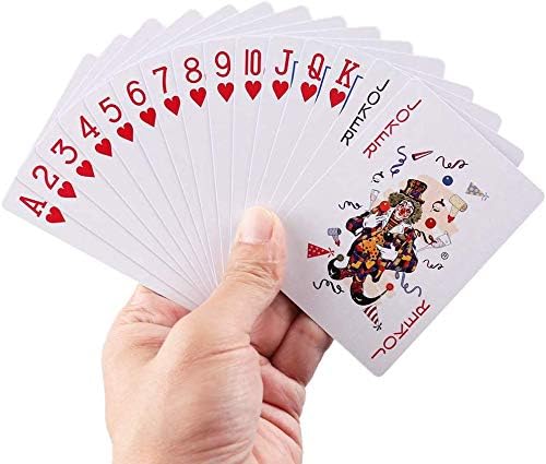 LotFancy Playing Cards 12PCS, Poker Size Standard Index, 6 Blue and 6 Red, for Blackjack Euchre, Canasta Card Game, Casino Grade - Image 4