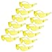 JORESTECH Eyewear Protective Safety Glasses, Polycarbonate Impact Resistant Lens Pack of 12 (Yellow) primary
