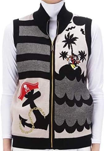 エムユー スポーツ ベスト レトロボヤージュ柄 ゴルフウェア ベスト レディース 701p1302 40 M寸 ベージュ 033 コート ジャケット 通販 Amazon