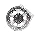 INJORA RC Rims 4pcs 2.2inch Beadlock Wheels Hub for 1/10 RC Car Axial SCX10 RR10 AX10 Wraith 90056 90045 YETI 90026 90025 (Silver)