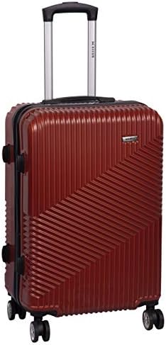 PC (Polycarbonate) 45 Liters Burgundy Hardsided Trolley Bag/Suitcase (33 cm x cm 22 cm x 54 cm)