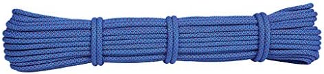 Outdoor Climbing Rope Diameter -6mm, Blue 10m, 15m, 20m, 25m, 30m, 35m, 40m, 45m, 50m Exploration Rescue Rope Binding Rope, high-Strength Silk Polyester Rope. (Size : 10m)