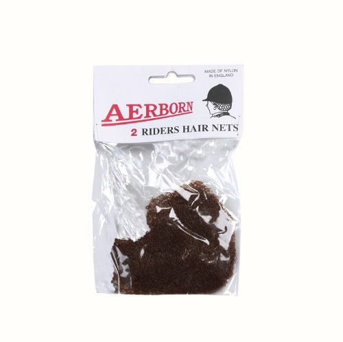 Perri's Aerborn Heavyweight Hairnet, Dark Brown, Pack of 2