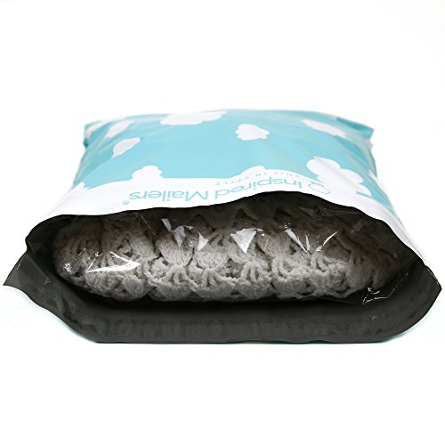 Poly Mailers 10x13 - Clouds Print - Writable Surface: No Label Required – Unpadded Shipping Envelopes – 100 Pack - Thumbnail 5