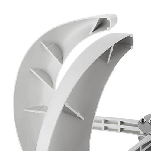Happybuy Wind Turbine 600W 24V Wind Turbine Generator White Lantern
