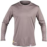 SUPreme Men's UV Shield - Long Sleeve Rash Guard Top, Smoke, X-Large - Standup Paddleboarding, Swimming, & Water Sports