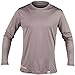 SUPreme Men's UV Shield - Long Sleeve Rash Guard Top, Smoke, X-Large - Standup Paddleboarding, Swimming, & Water Sports