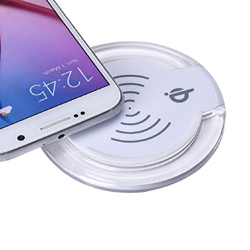 Galaxy S7/S7 Edge Wireless Charger, Lookatool Qi Wireless Charger Charging Pad For Samsung Galaxy S7/S7 Edge (White)