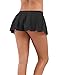 MYIFU Women Sexy Role Play Pleated Mini Skirt Solid Ruffle Lingerie Sleepwear Black