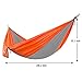 Touz Camping Travel Hammock, Lightweight Portable Parachute Hammock for Backpacking, Camping, Hiking, Travel, Beach, Yard - Holds 450 Lbs