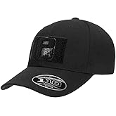 Pro-Formance Flexfit 110 Hook and Loop Adjustable Hat by Pull Patch | Curved Bill Cap with 3x2 Inch Loop Panel for Patches