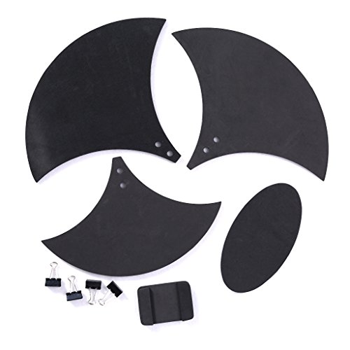 Abicial 10pcs Bass Snare Drum Sound Off Mute Silencer Drumming Rubber Practice Pad Set - Thumbnail 5