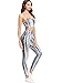 SweatyRocks Women's Two Piece Outfits Tie Dye Crop Top Leggings Set Tracksuit