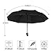 SHINE HAI Travel Umbrella, Auto Open/Close for One Handed Operation, 8 Ribs Durable Construction, Compact Umbrella for Rain/Snow
