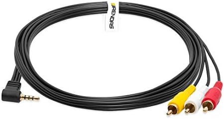 BRENDAZ Mini AV to 3 RCA for Sony DCR-TRV340 DCR-TRV350 DCR-TRV140 DCR-TRV17 DCR-TRV39 DCR-TRV460 Camcorder, 6ft