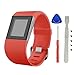BeneStellar for Fitbit Surge Band, Newest TPU Bracelet Strap Small Large Replacement Band for Fitbit Surge Watch Fitness Tracker WatchBand Wristband Accessories
