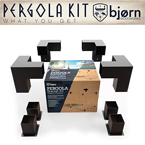 Pergola Kit Easy Pergola Mounting Bracket DIY Kit Modern Pergola