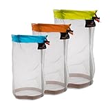 Ultra Stuff Sacks Nylon Mesh Drawstring Storage Bag for Camping Travel Hiking Outdoor Sports