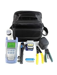 Juego de herramientas de fibra óptica FTTH 9 en 1, incluye instrucciones en inglés (idioma español no garantizado), calidad comercial