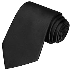 KissTies Mens Apple Red Tie Solid Wedding Necktie