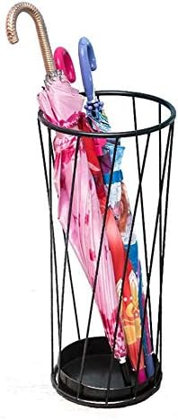 傘立てアンブレラスタンド 傘立て スリム おしゃれ 玄関収納 折り畳み傘兼用 防錆塗料 傘入れ アンブレラスタンド 北欧 防錆 ブラック 黒 22x55cm にじゅん0921