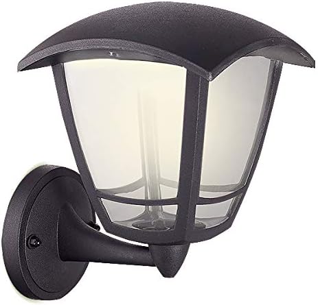 Luceco LED Bottom Arm Four Panel Coach Lantern, IP44 Rated, 8 W, Black Polycarbonate (PC) - Image 3