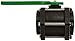 Green Leaf V300 Polypropylene Bolted Ball Valve, Standard Port, 3