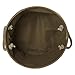 Bone Dry Pet Storage Collection Striped Paw Patch Bin, Small Round, Brown