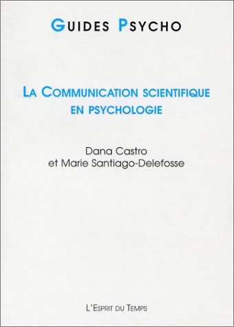 La  communication scientifique en psychologie