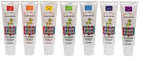 CRAZY LIBERTY Dog Hair Dye Gel, Rainbow Colors Set in Kenya