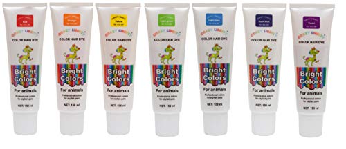 CRAZY LIBERTY Dog Hair Dye Gel, Rainbow Colors Set in Kenya
