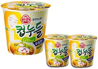 OttugiKorean Instant Diet Ramen Low Calories 120Kcal Diet Snack,Hot Soup Noodle (Original Noodles Flavour,) Original Noodles Flavour 120kcal X 15pcs