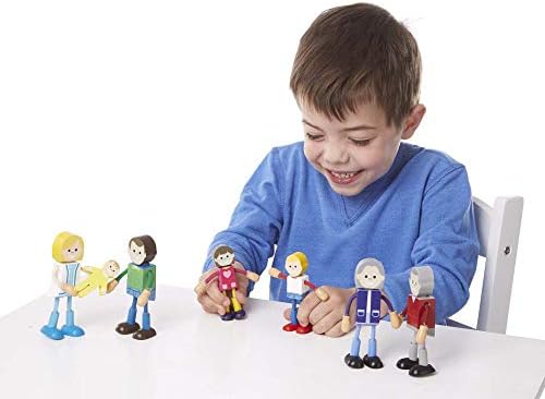 melissa and doug wooden doll family