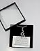 Pewter Dopamine Molecule Cast Necklace (18 Inch Chain) Sterling Silver Chain Gift Packaged with an informational Card