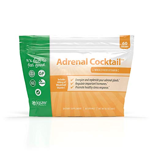 Jigsaw Health Adrenal Cocktail with WholeFood Vitamin C, 360 Capsules