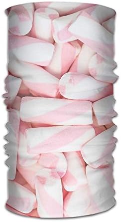 Marshmallow 16-in-1 Magic Scarf,Face Mask,fishing Mask,Thin Ski Mask,Neck Warmer Balaclava Bandana For Raves,Dust,Riding Bike,Motorcycle,Outdoor Activities