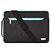 MOSISO Polyester Shoulder Bag Compatible with 14-15 inch Laptop, Pure Black & Pure Blue