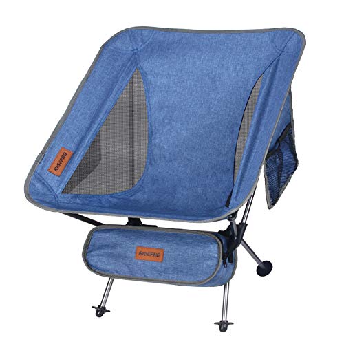 RISEPRO Denim Camping Chair Ultraleichte tragbare Klappstühle mit Tragetasche Heavy 145 KGS Kapazität Klappstuhl Camping…