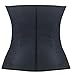 JerrisApparel Latex Waist Trainer Steel Boned Corset Shapewear Waist Cincher
