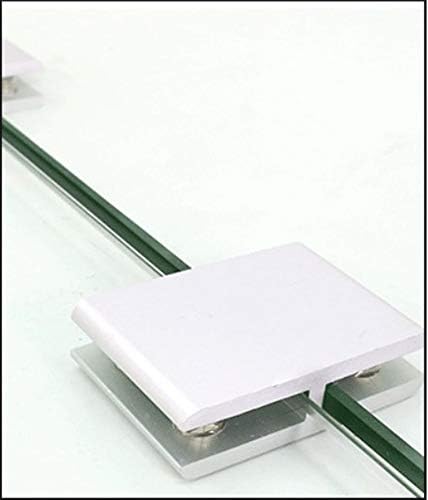 Set of 4 NUZAMAS 180 ° Glass Clamps, Glass-to-Glass Holder, Connecting Glass Clamp On Both Sides Shower, Tables, Panels - Image 4