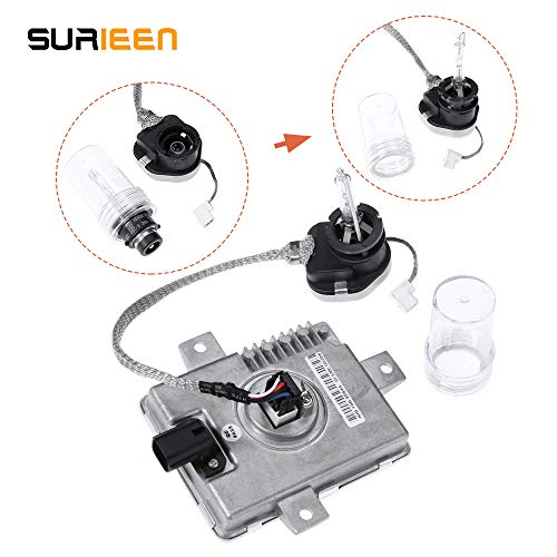 X6T02971 X6T02981 HID Xenon Headlight Ballast with Igniter and D2S Bulb Control Unit Module for 33119-S0K-A10, 33109-S0K-A02, W3T10471, Fit for 2002-2005 Acura TL,2004-2005 Acura TSX,2004-2006 Mazda 3 - Thumbnail 2