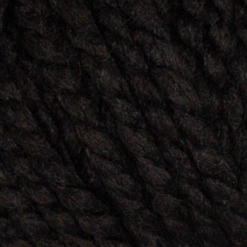 Lion Brand Wool-Ease Thick & Quick Yarn (153) Black, Black