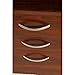 Bush Business Furniture 3 Drawer Mobile File Cabinet, Hansen Cherry