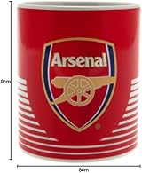 FOCO Arsenal Official Mug Ceramic 325 ml Enamelled Coat of Arms 9x8 cm view 4