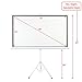 ShowMaven 80 inch 16:9 Matte White Home Theater Projection Projector Screen for Home Theater Outdoor Indoor Using