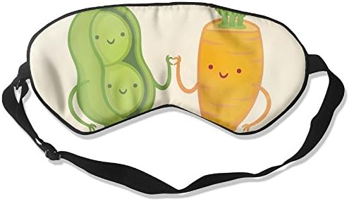 HEHE TAN Peas And Carrot Eye Mask Sleeping Mask Silk Mask Shade Sleep Gossles Eyeshade/blindfold