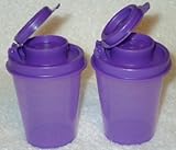 Tupperware Personal Salt and Pepper Set (Color Purple Deep Violet)