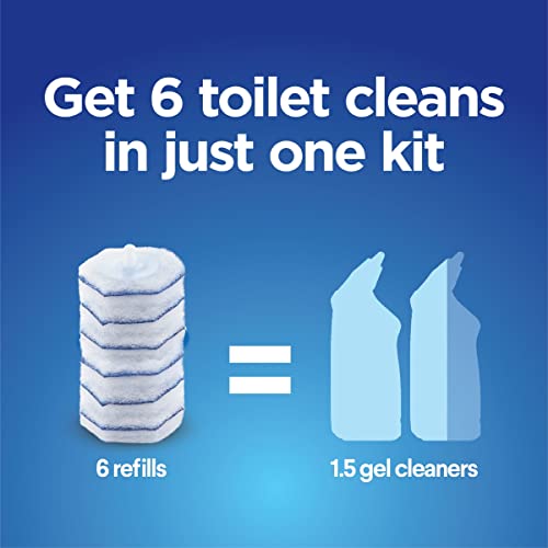 Clorox ToiletWand Disposable Toilet Cleaning Kit, Toilet Brush, Toilet