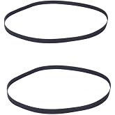 2-Pack Turntable Belt 190mm Universal for Technics Pioneer Sony JVC - Premium Rubber Drive Belt Replacement Repair Kit