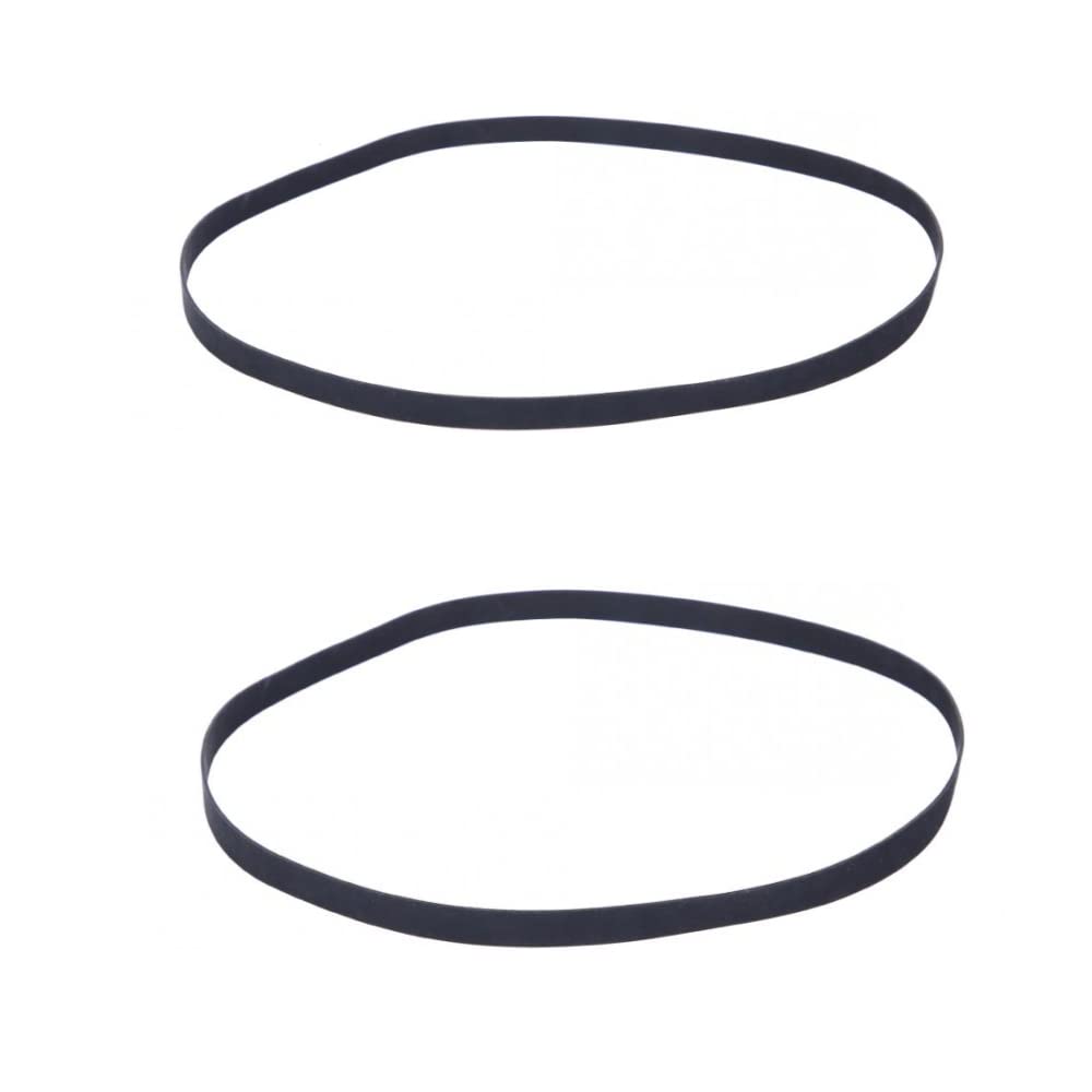 Photo 1 of Sam&Johnny New Turntable Belt 190 * 5 * 0.6mm/Folded Length 298mm Rubber Belts Replacement for Gramophone Turntable Player Record Player(2 Pcs)